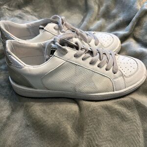 Slip on lace up shoes do show some wear but still lots of life left in them.